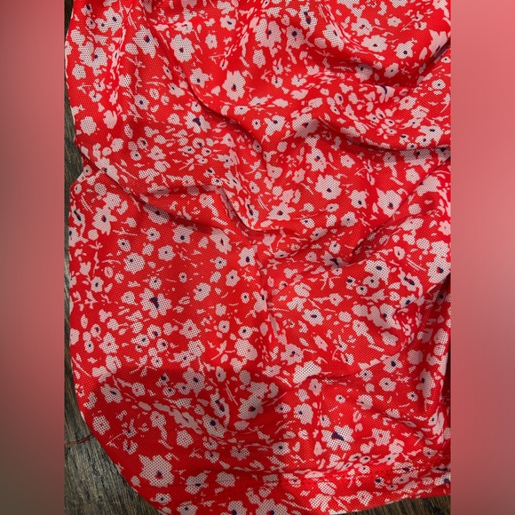 Hello Molly Red Floral Mini Dress - Picture 3 of 7